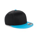 Beechfield Snapback-Kappe für Jugendliche, Baumwolltwill, Black/Black One Size, CB615 – Bild 3