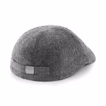 Beechfield Casquette Gatsby en Coton-lin avec boucle, Blue Linen One Size, CB621 – image 4