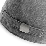 Beechfield Baumwoll-Leinen Gatsby Cap mit Schnalle, Blue Linen One Size, CB621 – Bild 5