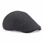 Beechfield Melton Wool Blend Ivy Cap with Visor, Charcoal Marl One Size, CB623 – image 3