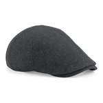 Beechfield Melton-Wollmischung Ivy Cap mit Schild, Charcoal Marl One Size, CB623 – Bild 3