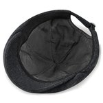 Beechfield Melton-Wollmischung Ivy Cap mit Schild, Charcoal Marl One Size, CB623 – Bild 6
