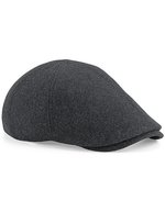 Beechfield Melton-Wollmischung Ivy Cap mit Schild, Charcoal Marl One Size, CB623 – Bild 2