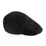 Beechfield Vintage Flat Cap aus gewaschener Baumwolle, Black L/XL, CB626 – Bild 3