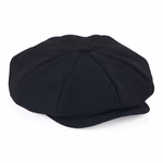 Beechfield Heritage Baker Boy Cap mit Fischgrätmuster, Navy Herringbone L/XL, CB628 – Bild 3
