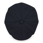 Beechfield Heritage Baker Boy Cap mit Fischgrätmuster, Charcoal Herringbone L/XL, CB628 – Bild 4
