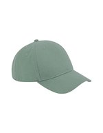 Beechfield Bio-Baumwolle 5 Panel Cap mit Stegschnalle, Black One Size, CB62N – Dusty Green