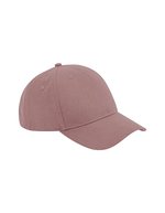 Beechfield Bio-Baumwolle 5 Panel Cap mit Stegschnalle, Black One Size, CB62N – Rose Pink