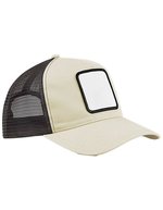 Appliqué Patch 5 Panel Trucker – Stone/Shadow Grey