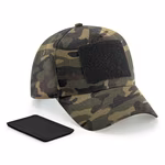 Beechfield Casquette 5 panneaux avec patch amovible, Black One Size, CB638 – image 3