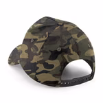Beechfield Casquette 5 panneaux avec patch amovible, Black One Size, CB638 – image 4
