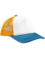 Retro 5 Panel Trucker – Sunflower/Heritage Blue
