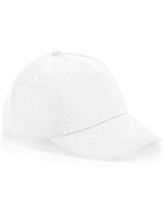Beechfield Bio-Baumwolle 5-Panel Cap Kinder, Black One Size, CB63NB – White