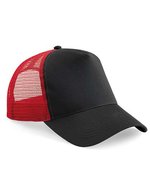 Beechfield Snapback Trucker Cap Colourful Collection 2023 – Black/Classic Red