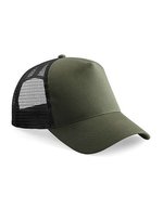 Beechfield Snapback Trucker Cap Colourful Collection 2023, Black/Black One Size, CB640 – Verde oliva/Nero