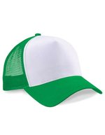 Beechfield Snapback Trucker Cap Colourful Collection 2023, Black/Black One Size, CB640 – Puro Verde/Bianco