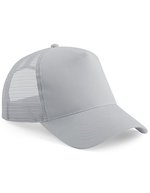 Beechfield Junior Snapback Trucker Cap Baumwolle-Polyester, Black/Black One Size, CB640B – Light Grey/Light Grey
