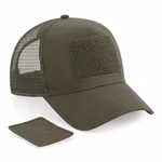 Beechfield Austauschbares Patch Snapback Trucker-Cap, Black One Size, CB641 – Bild 3