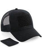 Beechfield Austauschbares Patch Snapback Trucker-Cap – Black