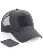 Beechfield Austauschbares Patch Snapback Trucker-Cap – Graphite Grey