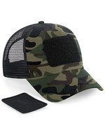 Beechfield Austauschbares Patch Snapback Trucker-Cap – Jungle Camo