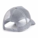 Beechfield Microknit Snapback Trucker Cap mit Netz-Einsätzen, Light Grey One Size, CB642 – Bild 4