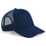 Beechfield Suede Snapback Trucker Cap 5-Panel, Black One Size, CB643 – Bild 3