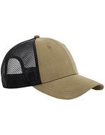 Beechfield Technical Mesh Trucker Cap mit Coolmax® – Desert Sand/Black