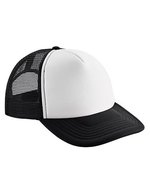 Beechfield Junior Vintage Snapback Trucker Cap – Black/White