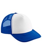 Beechfield Junior Vintage Snapback Trucker Cap – Bright Royal/White