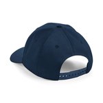 Beechfield 6-Panel Snapback aus Polyester-Baumwolle, Light Grey One Size, CB648 – Bild 4