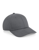Beechfield 6-Panel Snapback aus Polyester-Baumwolle – Graphite Grey