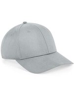 Beechfield 6-Panel Snapback aus Polyester-Baumwolle – Light Grey