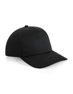 Beechfield Urbanwear 5 Panel Snapback Cap – Black