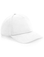 Beechfield Urbanwear 5 Panel Snapback Cap – White