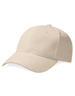 Beechfield Schwere Baumwoll-6-Panel-Cap mit Schild, Bright Royal One Size, CB65 – Stone