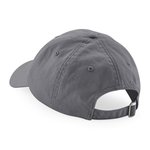 Beechfield Bio-Baumwoll 6-Panel Kappe mit Stegschnalle, Black One Size, CB652N – Bild 4