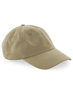 Beechfield Bio-Baumwoll 6-Panel Kappe mit Stegschnalle, Black One Size, CB652N – Desert Sand