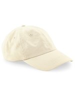Beechfield Bio-Baumwoll 6-Panel Kappe mit Stegschnalle, Black One Size, CB652N – Natural