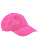 Junior Low Profile 6 Panel Dad Cap – True Pink