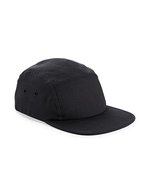Beechfield Canvas 5-Panel Camper Cap, Baumwolle – Black