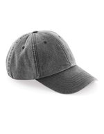 Beechfield Vintage Cap aus gebürsteter Baumwolle, Vintage Black One Size, CB655 – Bild 2