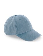 Beechfield Vintage Cap aus gebürsteter Baumwolle, Vintage Black One Size, CB655 – Vintage Clair Jean