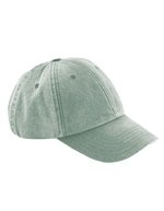 Beechfield Vintage Cap aus gebürsteter Baumwolle, Vintage Black One Size, CB655 – Vintage Vert sauge
