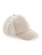Beechfield Vintage Cap aus gebürsteter Baumwolle, Vintage Black One Size, CB655 – Vintage Pierre