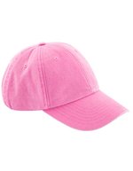 Beechfield Vintage Cap aus gebürsteter Baumwolle, Vintage Black One Size, CB655 – Vintage True Pink