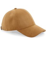 Beechfield Faux-Suede 6 Panel Cap mit Schiebeschnalle, Black One Size, CB656 – Caramel