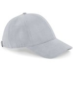 Beechfield Faux-Suede 6 Panel Cap mit Schiebeschnalle, Black One Size, CB656 – Gris clair