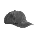 Beechfield Entspanntes 5-Panel Vintage Cap Baumwolle, Vintage Black One Size, CB657 – Bild 3