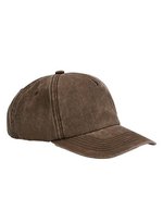 Beechfield Entspanntes 5-Panel Vintage Cap Baumwolle, Vintage Black One Size, CB657 – Vintage Marron
